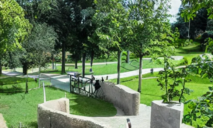 zámecký park ve Vrchotových Janovicích – winter