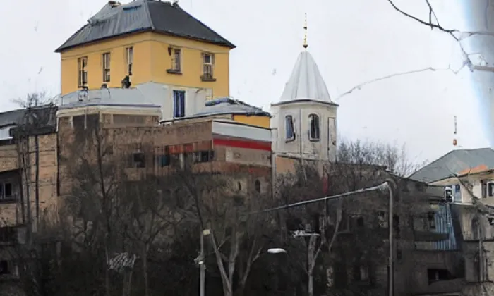 Zámecká věž – zima