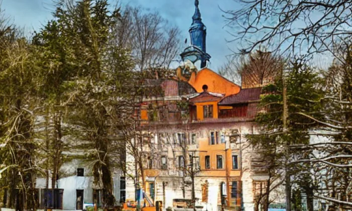 zámek Údrč – winter