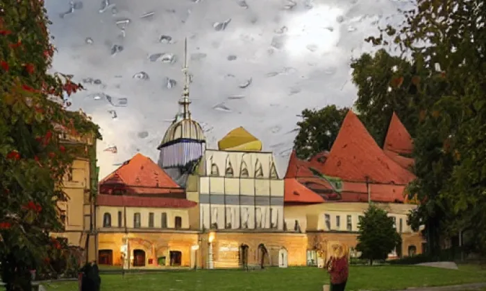 zámek Černovice – iluminace