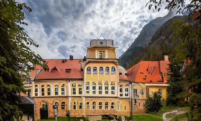 zámek Černovice – zima