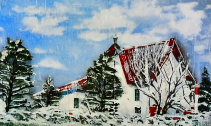 zámek Červené Poříčí – winter