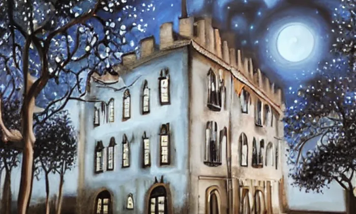 zámek Žichovice – noc