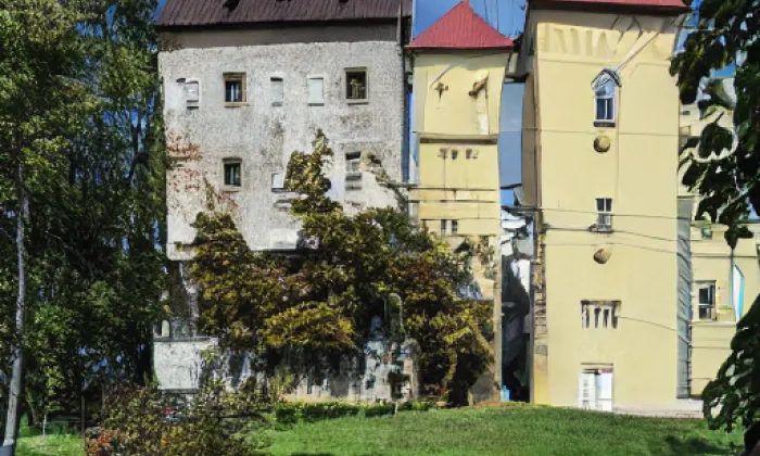 Zámek a hrad Kámen – winter