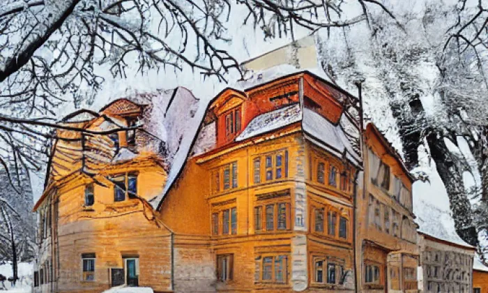 zámek Běstvina – winter