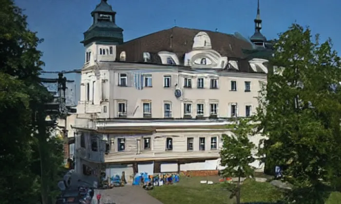 Zámek Bartošovice – zima