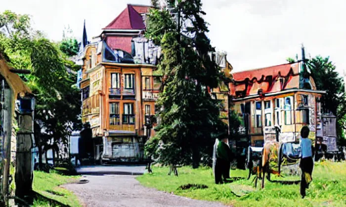 zámek Bezno – podzim