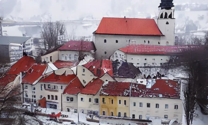 zámek Brandýs nad Labem – winter