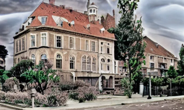 Zámek Branišovice – noc