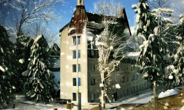zámek Ctěnice – winter