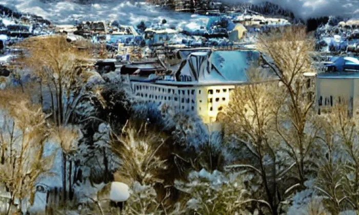 zámek Děčín – winter