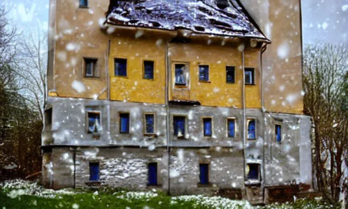 Zámek Dívčí Hrad – winter