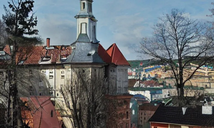 Zámek Dobřejovice – akvarel