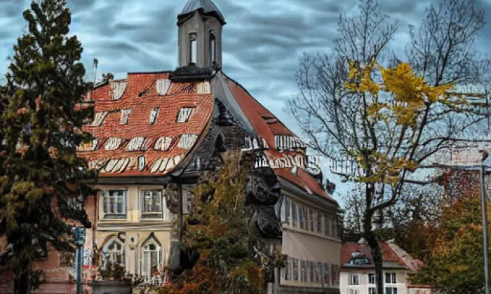 Zámek Dobřejovice – autumn