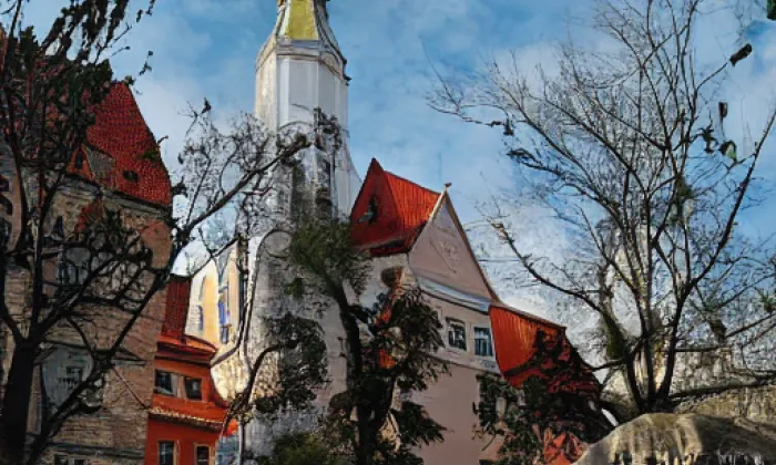 Zámek Dobřejovice – winter