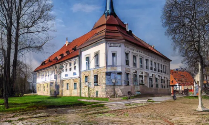 Zámek Dobřichovice – winter