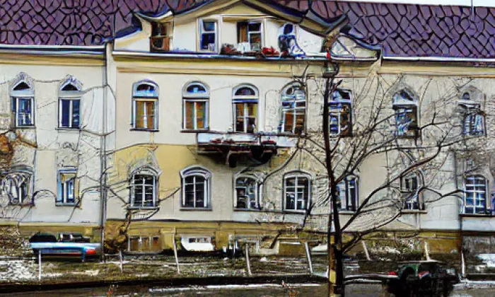 Zámek Dobrohoř – winter
