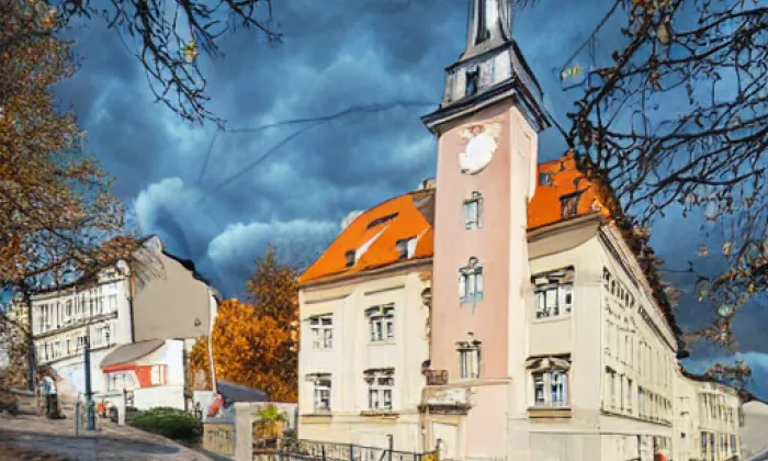 Zámek Dolní Břežany – autumn