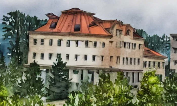 zámek Dolní Kounice – akvarel