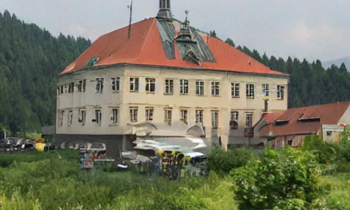 zámek Dolní Kounice – zima