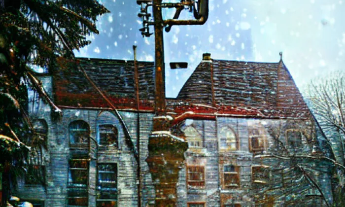 zámek Doudleby nad Orlicí – winter
