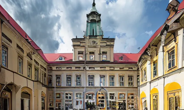 zámek Duchcov – zima