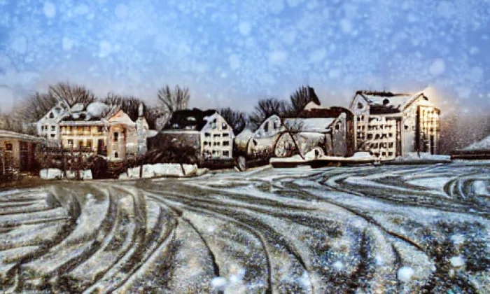 zámek Dymokury – winter