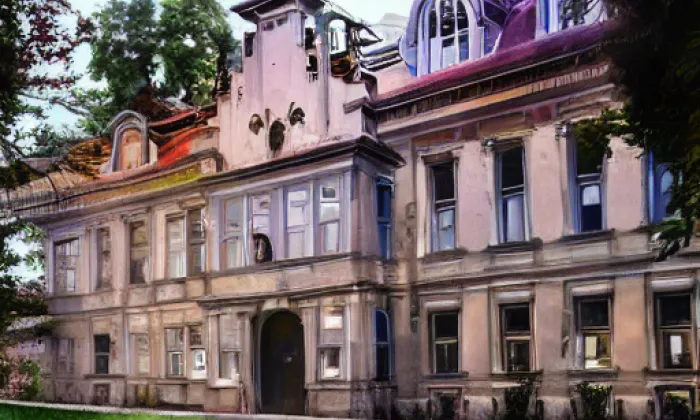 Zámek Fořt – noc