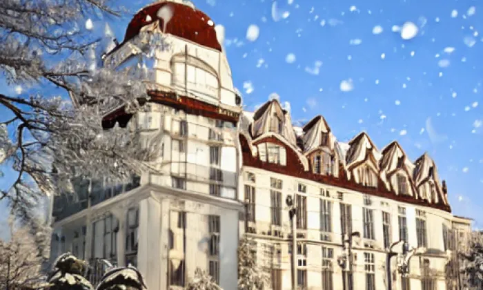 zámek Hořiněves – winter