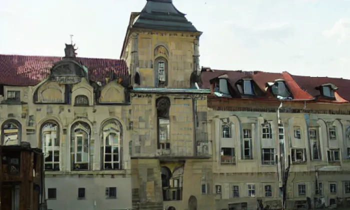 zámek Hořovice – akvarel
