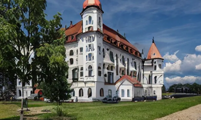 zámek Holešov – winter