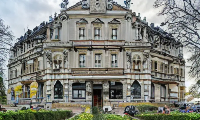 Zámek Hrochův Týnec – autumn