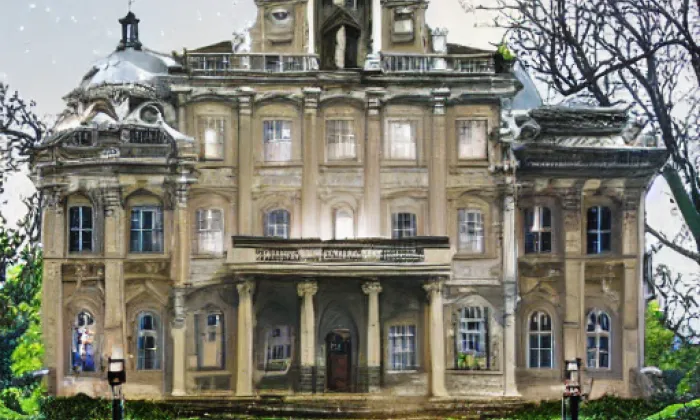 Zámek Hrochův Týnec – noc