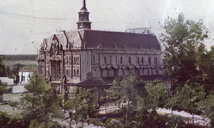 zámek Hrubá Skála – akvarel