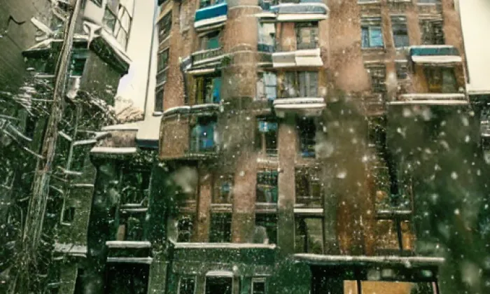 zámek Křinec – winter