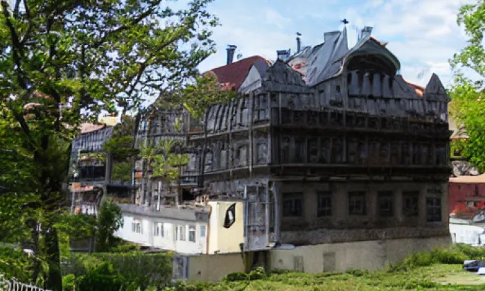zámek Kladská – zima