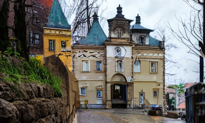 zámek Kněžice (Petrovice u Sušice) – noc