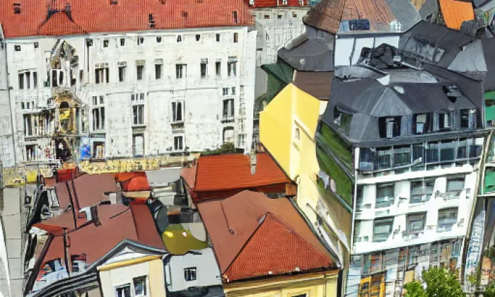 zámek Kolín – akvarel