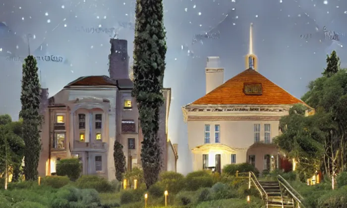 zámek Konice – noc