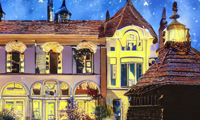 zámek Krnov – noc