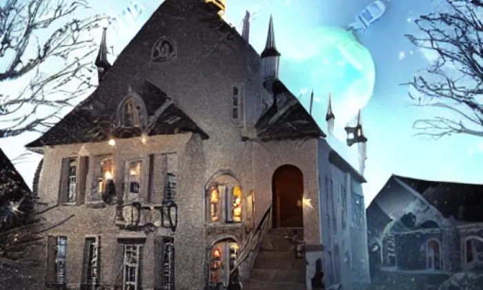Zámek Kunkovice – noc
