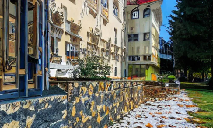 zámek Lázeň – winter