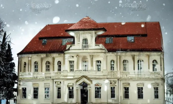 zámek Libočany – zima