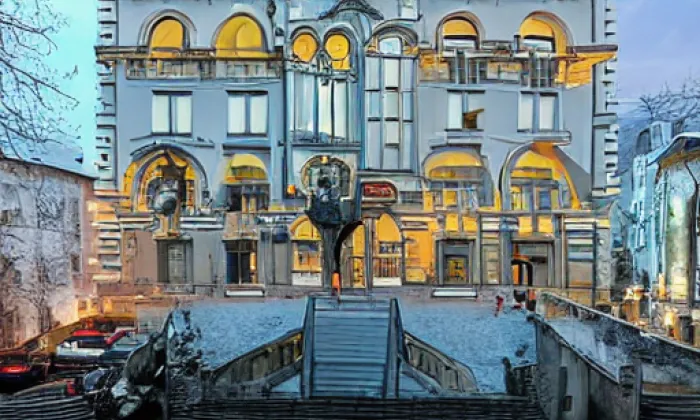 zámek Linhartovy – noc