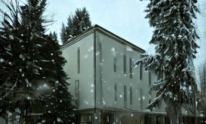 zámek Lipnice nad Sázavou – zima