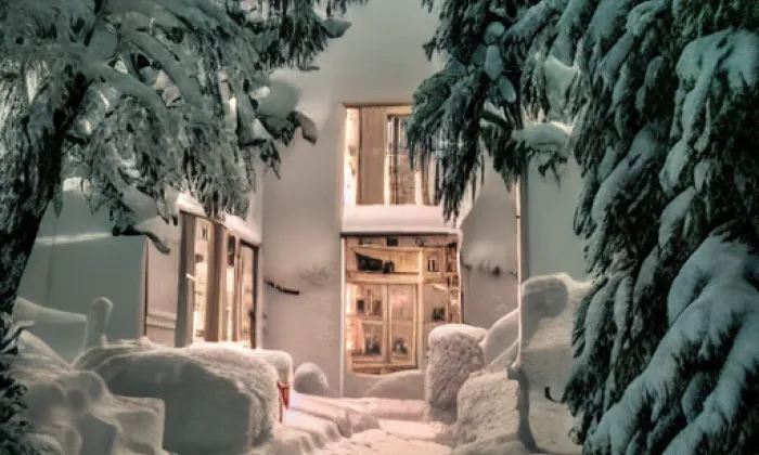 zámek Loučeň – winter