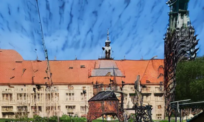 zámek Lužec – jaro