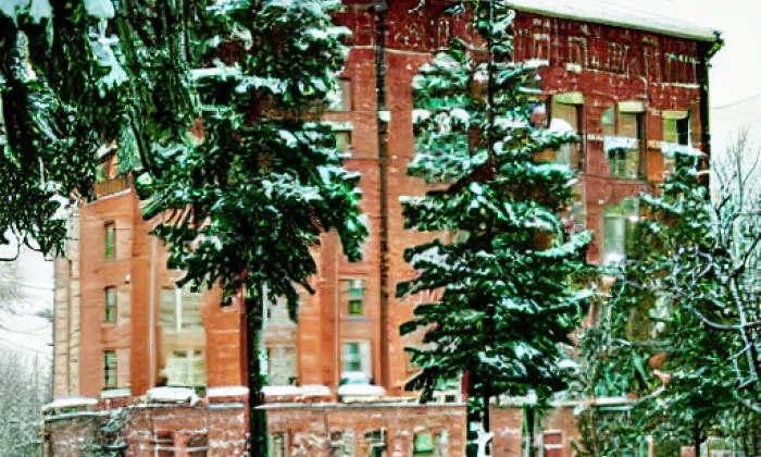 zámek Luka nad Jihlavou – winter