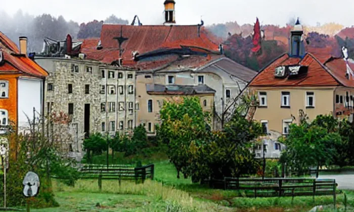 zámek Měšice – autumn