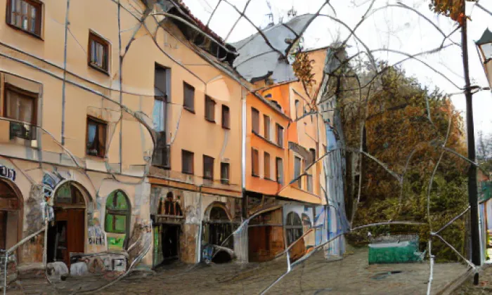 Zámek Melč s parkem – autumn